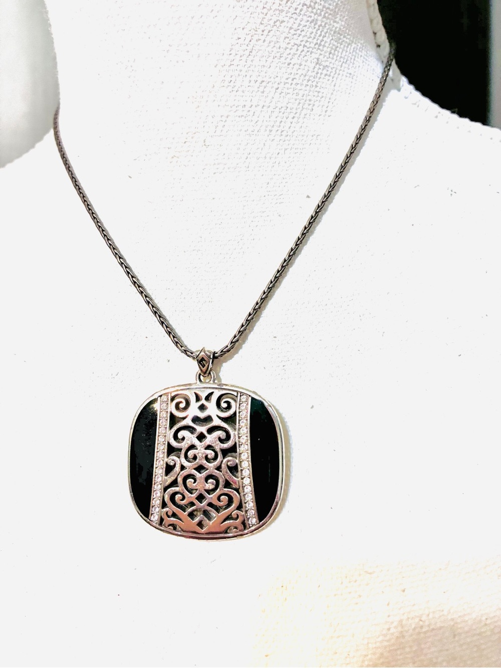 Brighton Double Side Filigree Pendant Necklace
